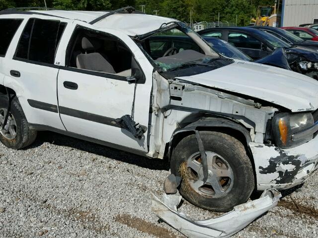 1GNDT13SX42443124 - 2004 CHEVROLET TRAILBLAZE WHITE photo 10