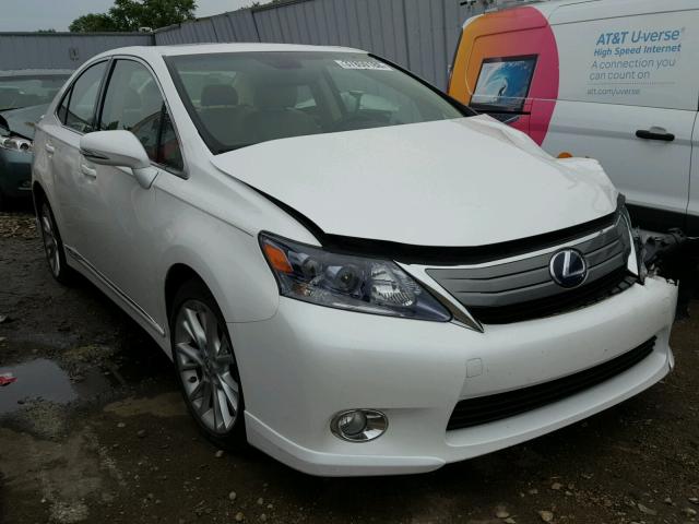 JTHBB1BA5A2018870 - 2010 LEXUS HS 250H WHITE photo 1