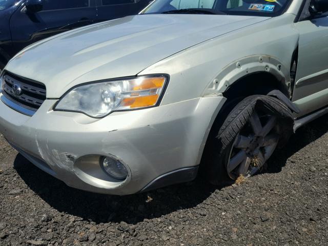 4S4BP61C877346228 - 2007 SUBARU LEGACY OUT BEIGE photo 9