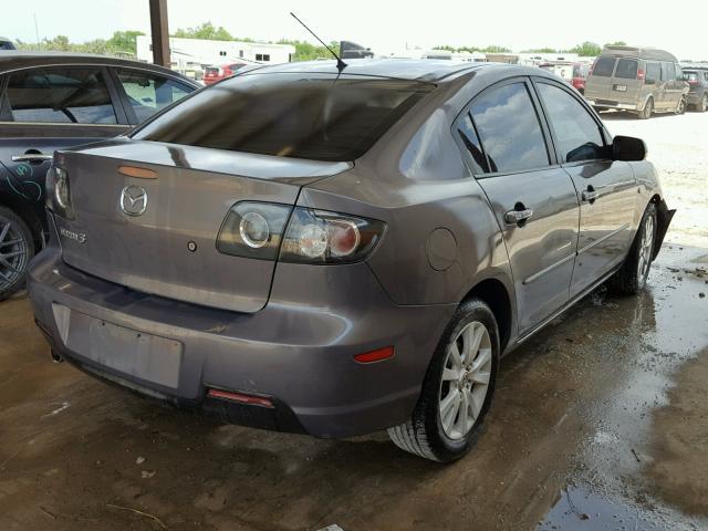 JM1BK12F771651088 - 2007 MAZDA 3 I GRAY photo 4