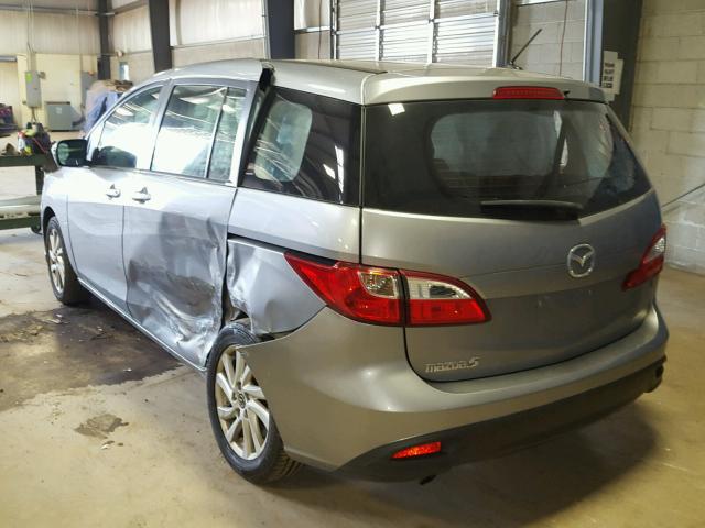 JM1CW2BLXF0190896 - 2015 MAZDA 5 SPORT SILVER photo 3