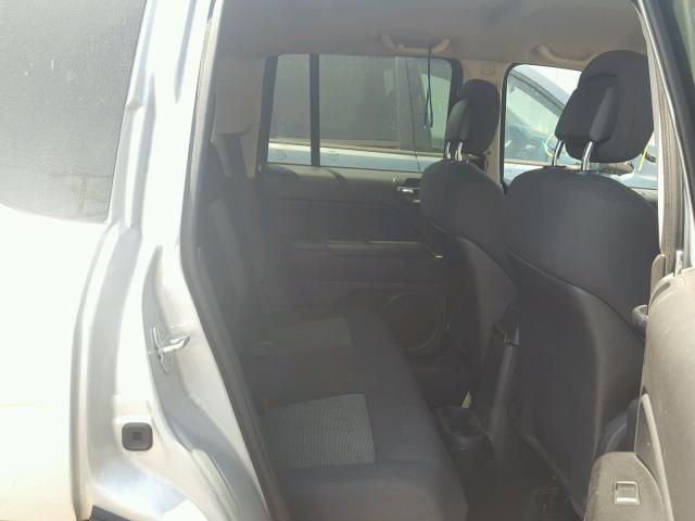 1J4NT4FA7AD506921 - 2010 JEEP COMPASS SP SILVER photo 6