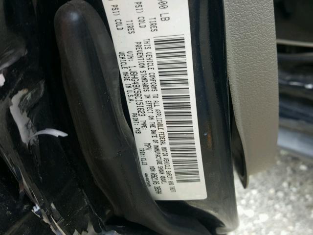 1J8HG48K56C151623 - 2006 JEEP COMMANDER BLACK photo 10