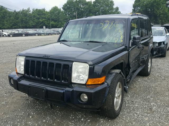 1J8HG48K56C151623 - 2006 JEEP COMMANDER BLACK photo 2