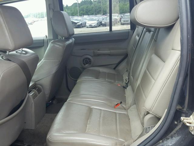 1J8HG48K56C151623 - 2006 JEEP COMMANDER BLACK photo 6