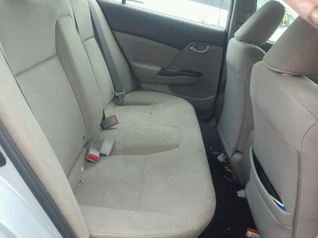 19XFB2F52CE062885 - 2012 HONDA CIVIC LX BLUE photo 6