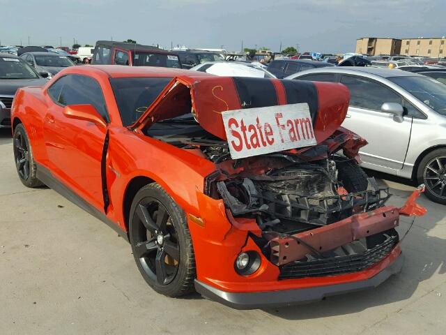 2G1FK1EJ3A9000635 - 2010 CHEVROLET CAMARO SS ORANGE photo 1