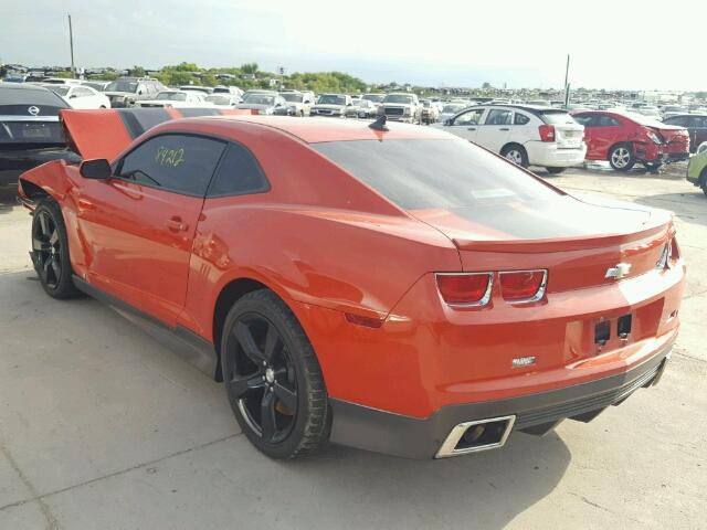 2G1FK1EJ3A9000635 - 2010 CHEVROLET CAMARO SS Naranja foto 3