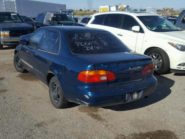 1Y1SK52842Z404044 - 2002 CHEVROLET GEO PRIZM 蓝色 照片 3