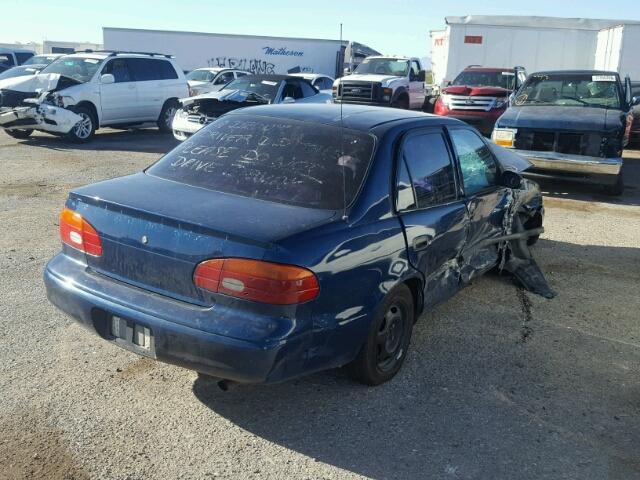 1Y1SK52842Z404044 - 2002 CHEVROLET GEO PRIZM 蓝色 照片 4