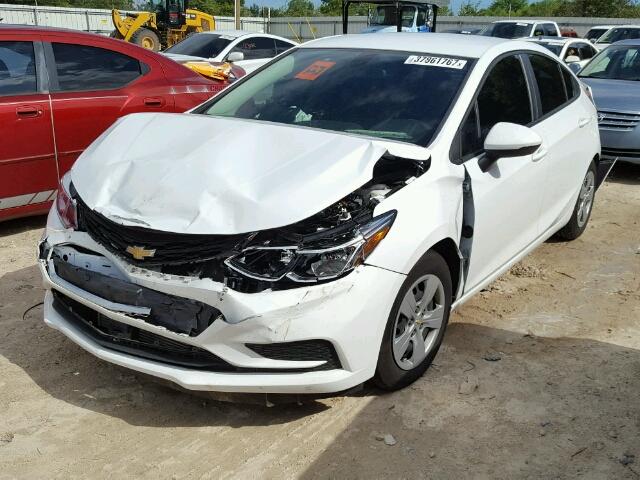 1G1BC5SM8G7238654 - 2016 CHEVROLET CRUZE WHITE photo 2