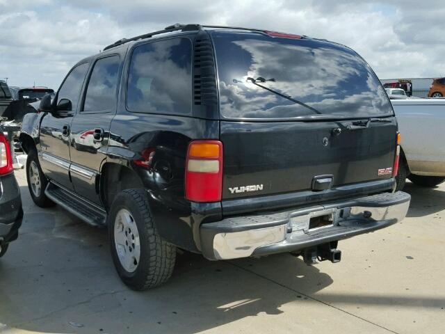 1GKEC13Z63R262994 - 2003 GMC YUKON BLACK photo 3