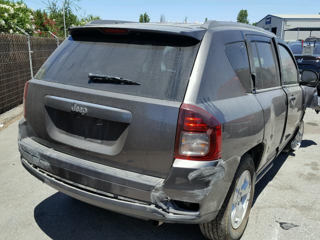 1C4NJCBA7ED817881 - 2014 JEEP COMPASS SP GRAY photo 4