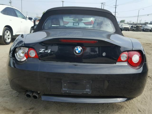 4USBT33505LS57488 - 2005 BMW Z4 2.5 BLACK photo 9