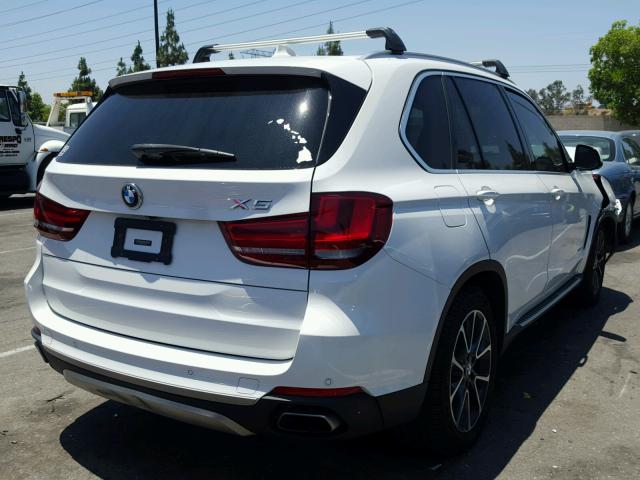 5UXKR6C54F0J78994 - 2015 BMW X5 XDRIVE5 WHITE photo 4