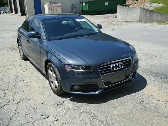 WAULF78K29N034044 - 2009 AUDI A4 GRAY photo 1