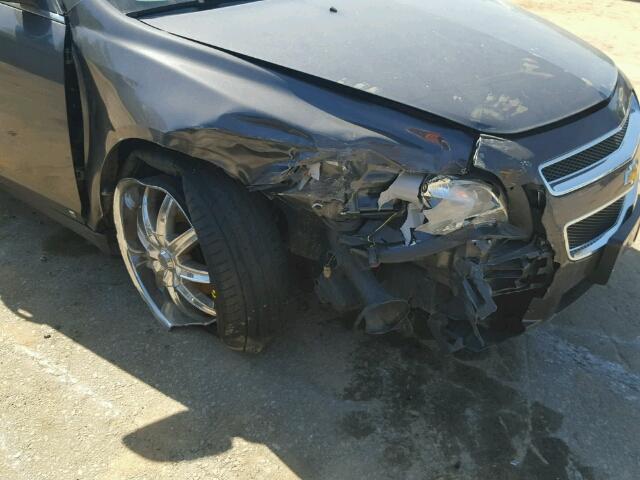 1G1ZA5E08A4124675 - 2010 CHEVROLET MALIBU LS GRAY photo 9