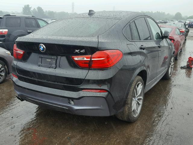 5UXXW3C55G0R20303 - 2016 BMW X4 XDRIVE2 BLACK photo 4