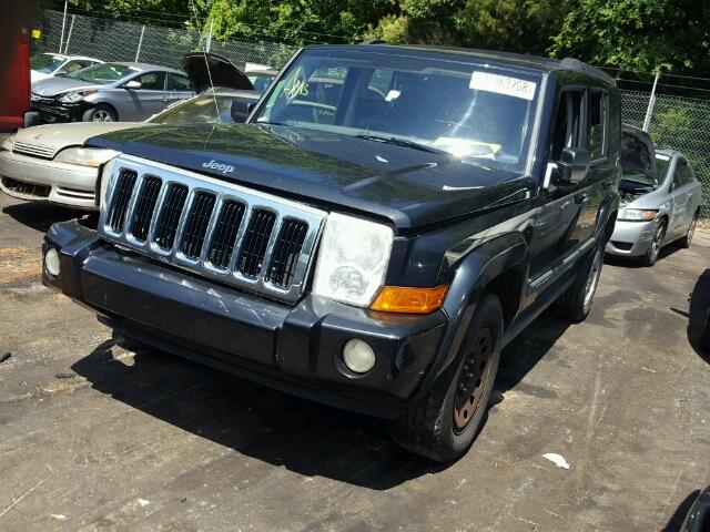 1J8HH48K58C220391 - 2008 JEEP COMMANDER BLACK photo 2