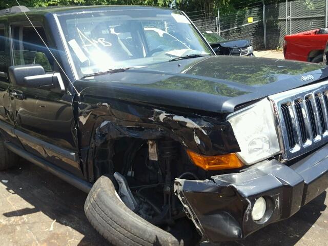 1J8HH48K58C220391 - 2008 JEEP COMMANDER BLACK photo 9