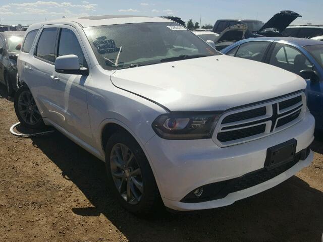 1C4RDJDG2FC715443 - 2015 DODGE DURANGO LI WHITE photo 1