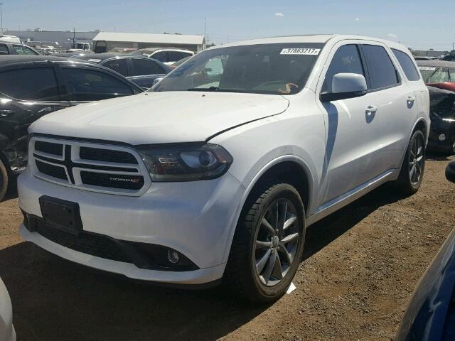 1C4RDJDG2FC715443 - 2015 DODGE DURANGO LI WHITE photo 2