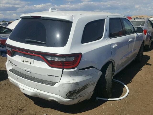 1C4RDJDG2FC715443 - 2015 DODGE DURANGO LI WHITE photo 4