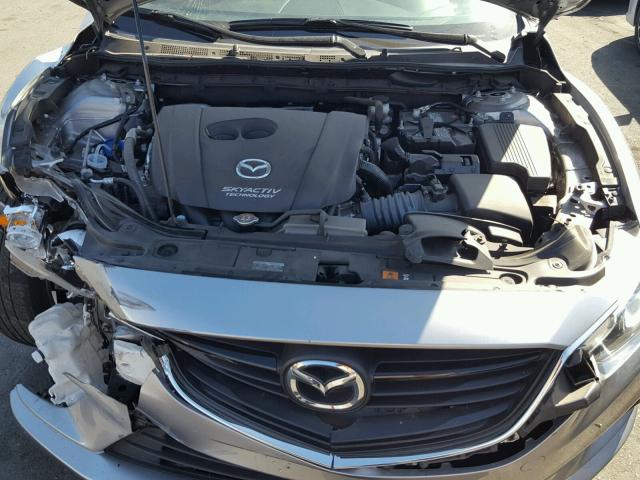 JM1GJ1V61F1176766 - 2015 MAZDA 6 TOURING GRAY photo 7