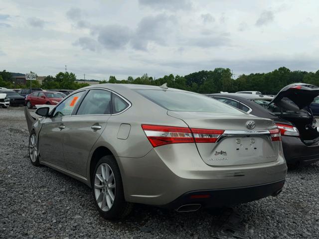 4T1BK1EB9FU180921 - 2015 TOYOTA AVALON XLE TAN photo 3