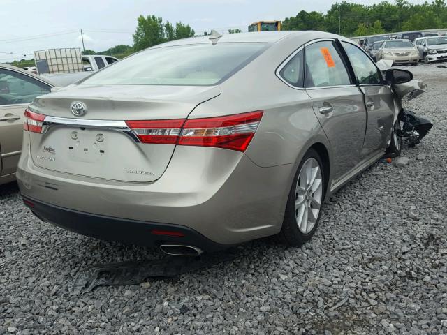 4T1BK1EB9FU180921 - 2015 TOYOTA AVALON XLE TAN photo 4