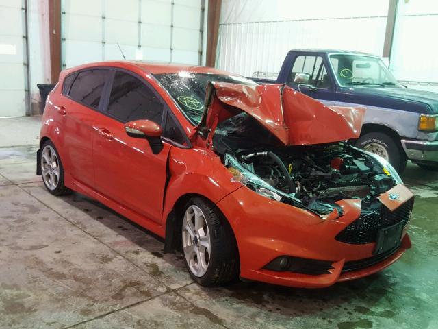 3FADP4GX1FM224655 - 2015 FORD FIESTA ST ORANGE photo 1