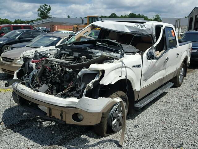 1FTFW1E65BFC32802 - 2011 FORD F150 SUPER WHITE photo 2