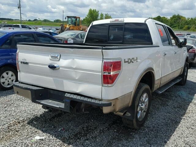 1FTFW1E65BFC32802 - 2011 FORD F150 SUPER WHITE photo 4