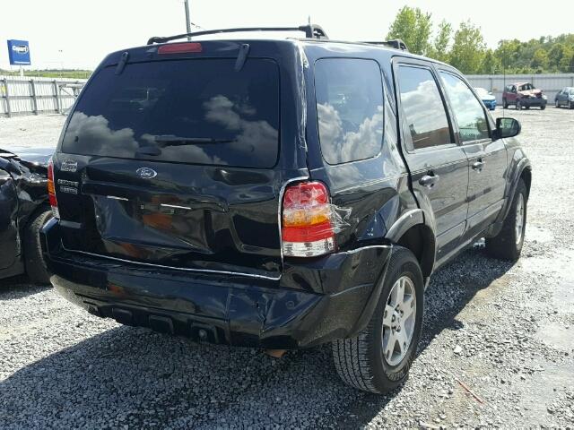 1FMCU94105KA45570 - 2005 FORD ESCAPE LIM BLACK photo 4