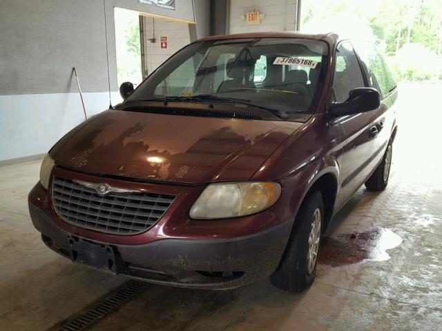 1C8GJ15B62B604427 - 2002 CHRYSLER VOYAGER EC ბურგუნდია ფოტო 2