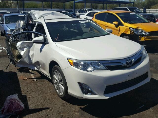 4T1BF1FK0EU426613 - 2014 TOYOTA CAMRY L WHITE photo 1