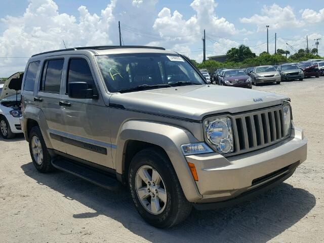 1J4PP2GK3BW506624 - 2011 JEEP LIBERTY SP GOLD photo 1