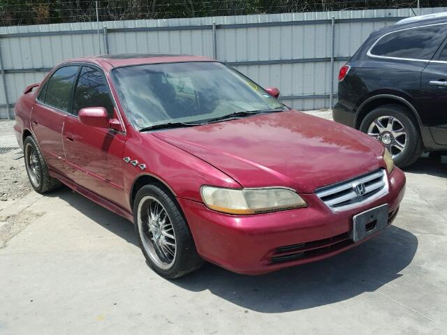 1HGCG16571A072960 - 2001 HONDA ACCORD EX RED photo 1