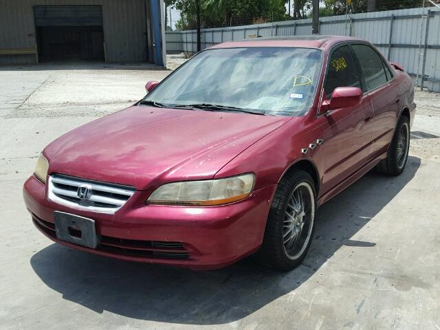 1HGCG16571A072960 - 2001 HONDA ACCORD EX RED photo 2