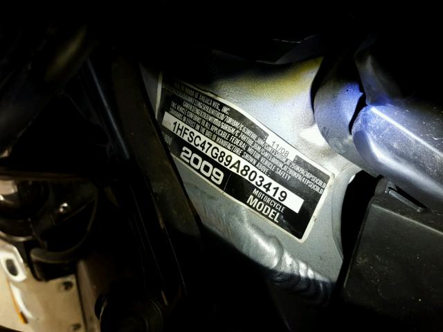 1HFSC47G89A803419 - 2009 HONDA GL1800 GRAY photo 19