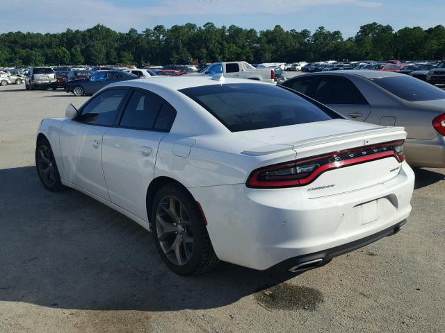 2C3CDXHG4GH230968 - 2016 DODGE CHARGER SX WHITE photo 3