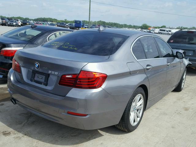 WBA5A7C57FD627585 - 2015 BMW 528 XI SILVER photo 4