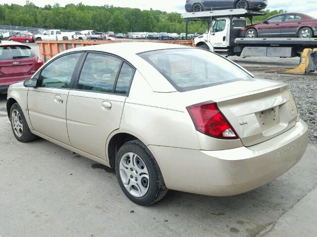 1G8AJ52FX4Z204722 - 2004 SATURN ION LEVEL TAN photo 3