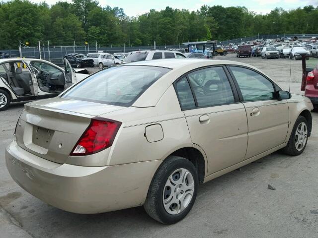 1G8AJ52FX4Z204722 - 2004 SATURN ION LEVEL TAN photo 4