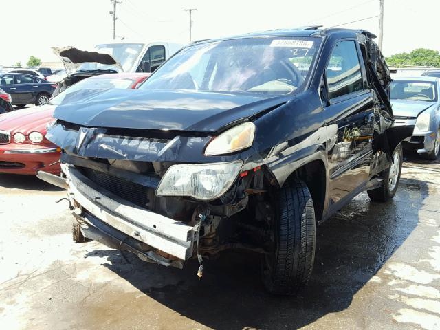 3G7DA03E64S535210 - 2004 PONTIAC AZTEK BLACK photo 2