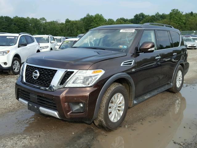 JN8AY2NC8J9551726 - 2018 NISSAN ARMADA SV BROWN photo 2