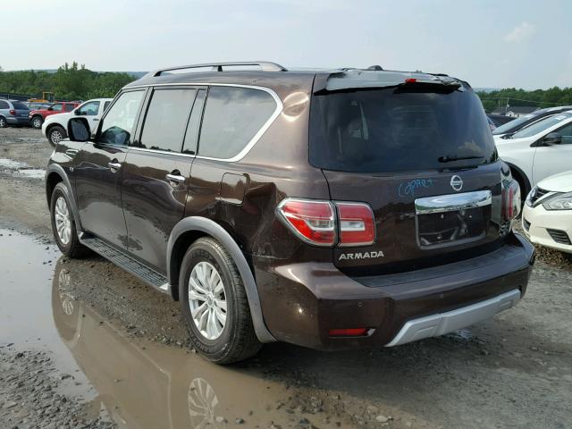 JN8AY2NC8J9551726 - 2018 NISSAN ARMADA SV BROWN photo 3