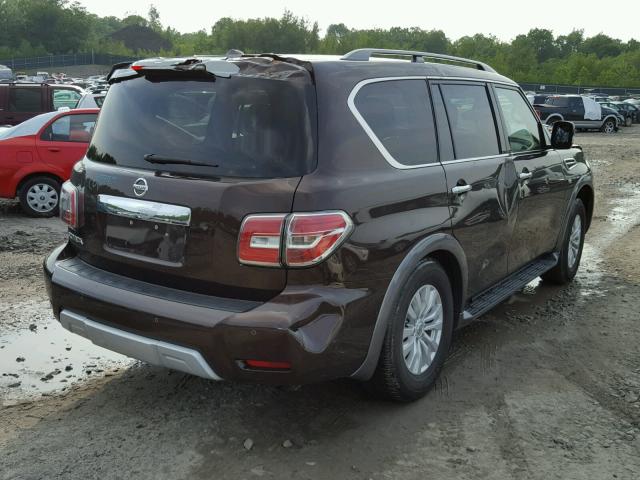 JN8AY2NC8J9551726 - 2018 NISSAN ARMADA SV BROWN photo 4