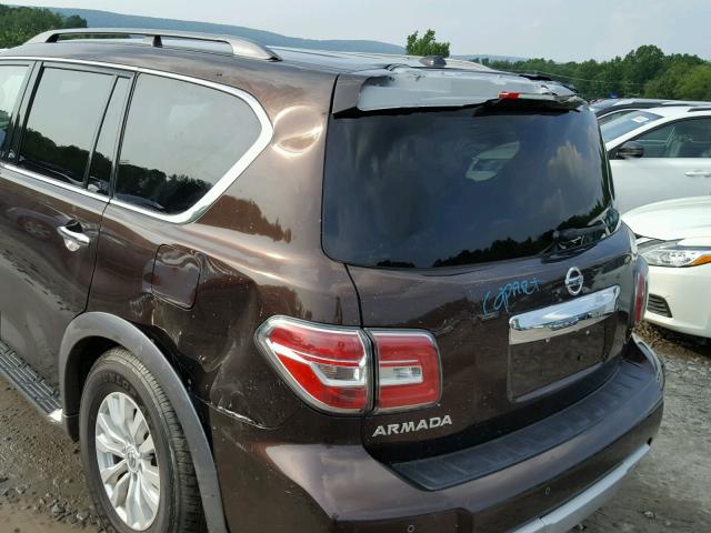 JN8AY2NC8J9551726 - 2018 NISSAN ARMADA SV BROWN photo 9