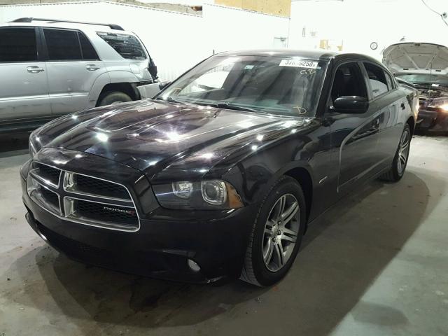 2C3CDXCT3DH664119 - 2013 DODGE CHARGER R/ BLACK photo 2